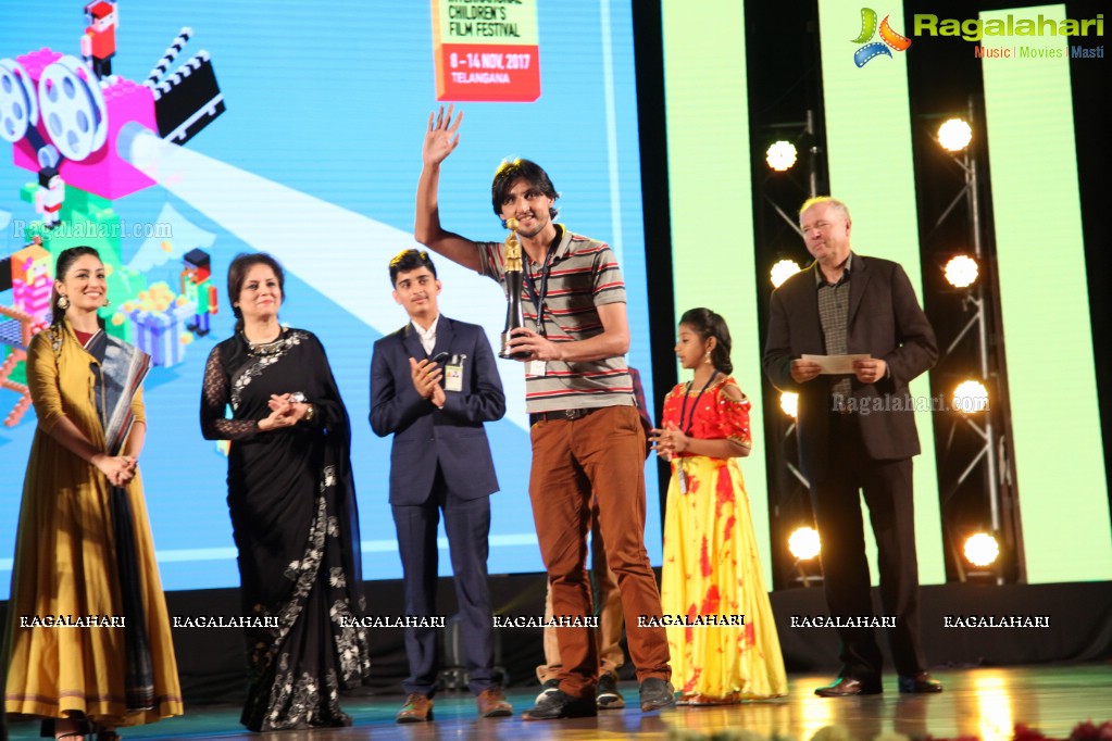 The 20th International Children's Film Festival Closing Ceremony at Shilpa Kala Vedika, Hyderabad