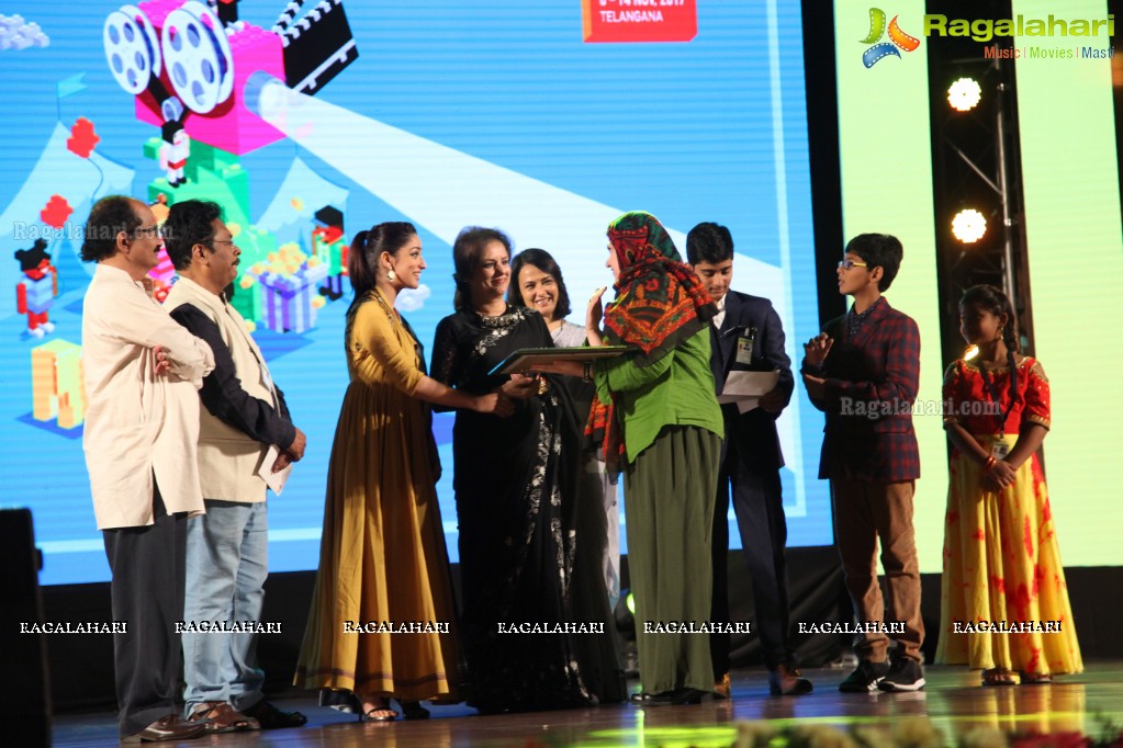 The 20th International Children's Film Festival Closing Ceremony at Shilpa Kala Vedika, Hyderabad