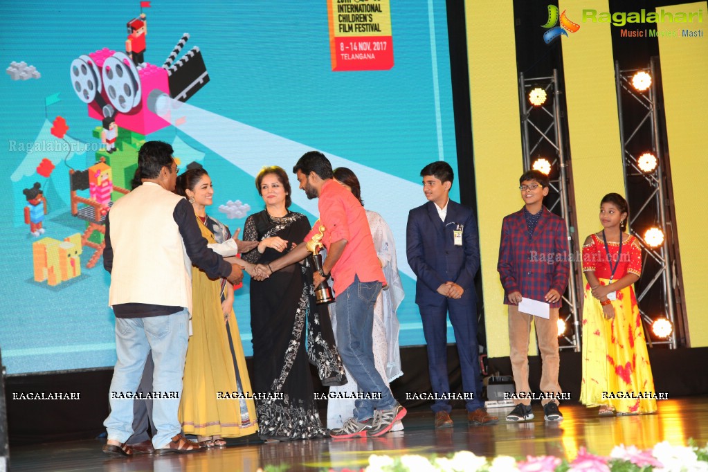 The 20th International Children's Film Festival Closing Ceremony at Shilpa Kala Vedika, Hyderabad