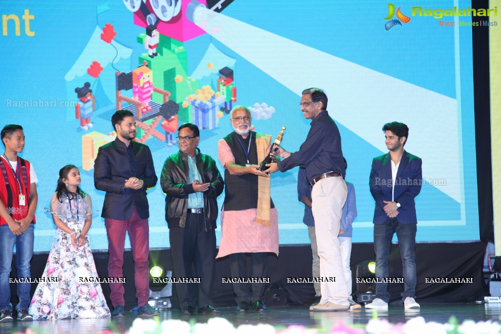 The 20th International Children's Film Festival Closing Ceremony at Shilpa Kala Vedika, Hyderabad