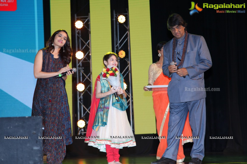 The 20th International Children's Film Festival Closing Ceremony at Shilpa Kala Vedika, Hyderabad