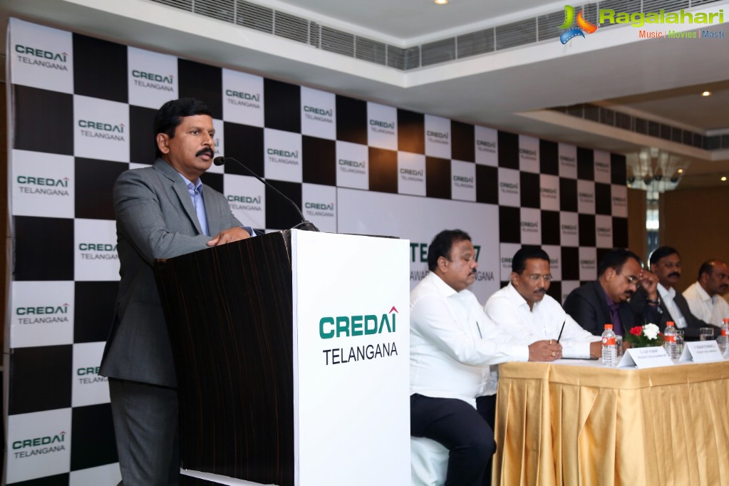 Announcement of CREDAI Telangana Reality Awards CREATE-2017 at Taj Deccan