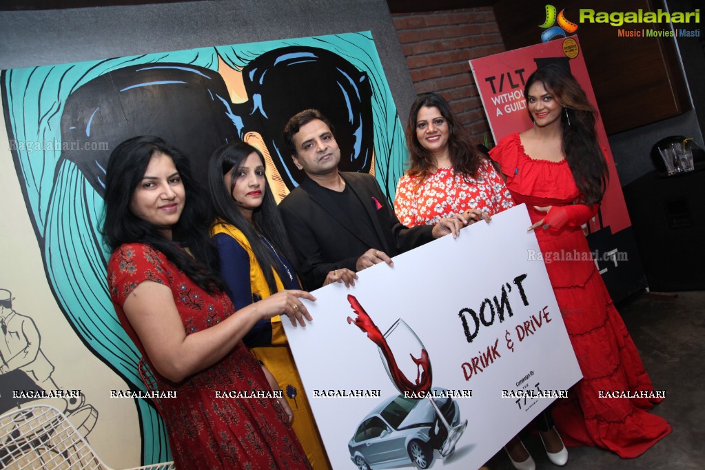 Do not Drink and Drive Campaign at The Tilt Bar Republic, Gachibowli, Hyderabad