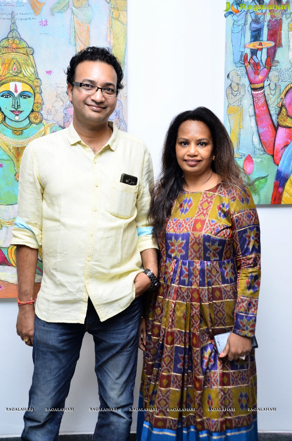 Ajita Reddy inaugurates Epic-fied Art Exhibition at Aalankritha Art Gallery, Hyderabad