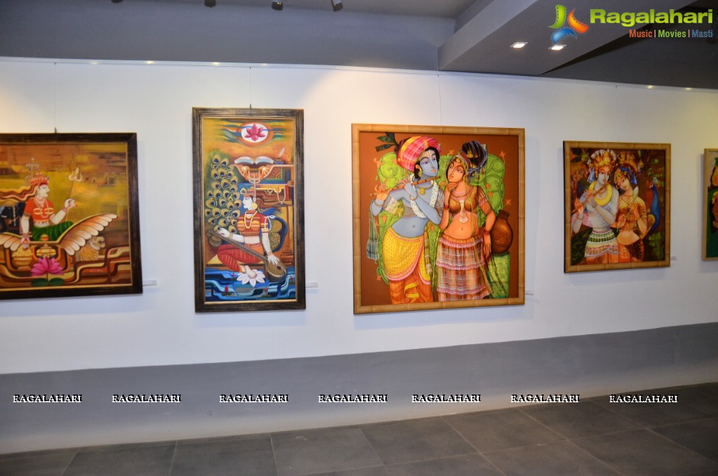 Ajita Reddy inaugurates Epic-fied Art Exhibition at Aalankritha Art Gallery, Hyderabad