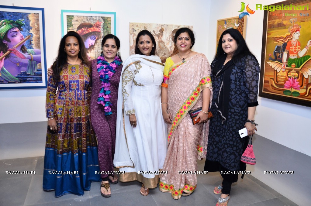 Ajita Reddy inaugurates Epic-fied Art Exhibition at Aalankritha Art Gallery, Hyderabad