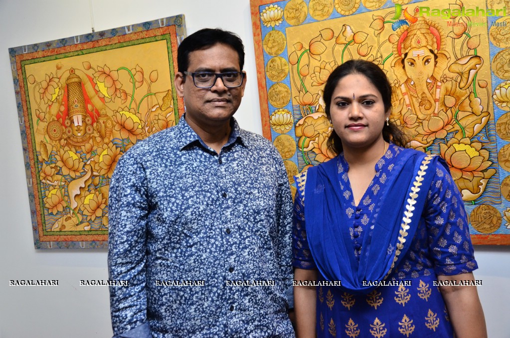 Ajita Reddy inaugurates Epic-fied Art Exhibition at Aalankritha Art Gallery, Hyderabad