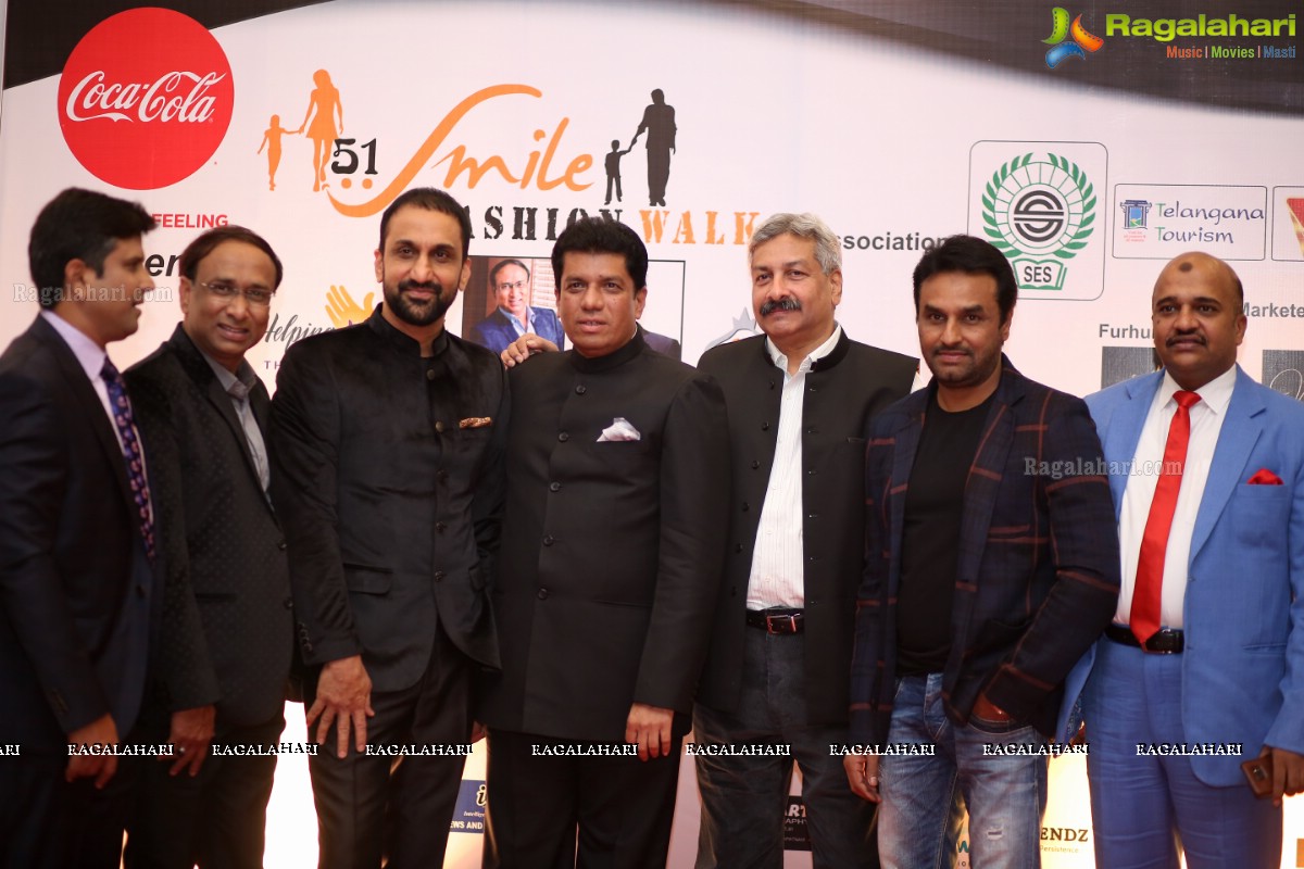 Fashion Walk by 51 Smile Foundation at Sandhya Convention, Gachibowli