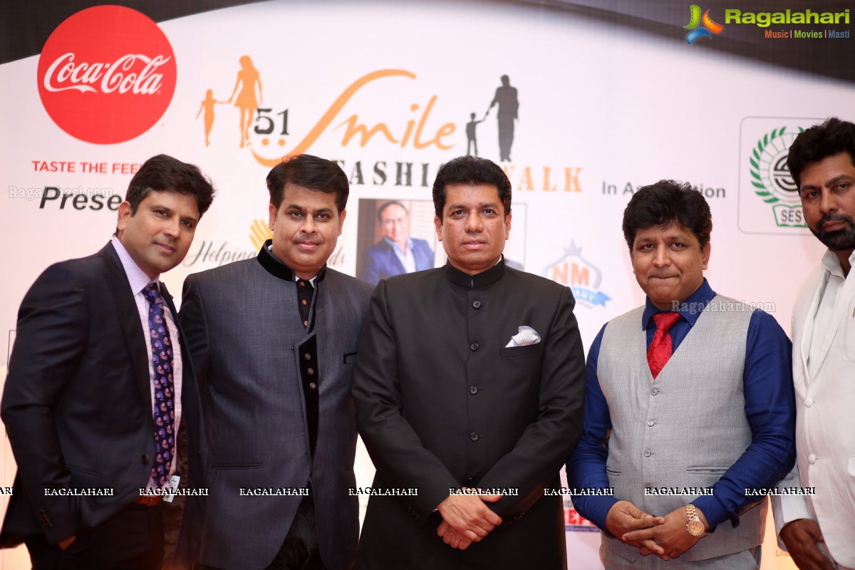 Fashion Walk by 51 Smile Foundation at Sandhya Convention, Gachibowli