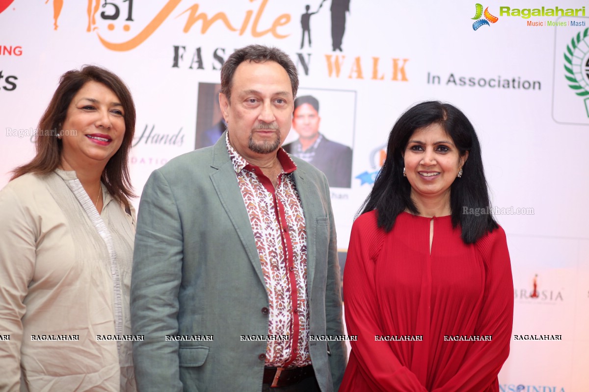 Fashion Walk by 51 Smile Foundation at Sandhya Convention, Gachibowli