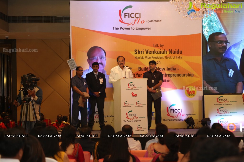 FICCI FLO Hyderabad Interactive Session with Venkaiah Naidu at Taj Deccan