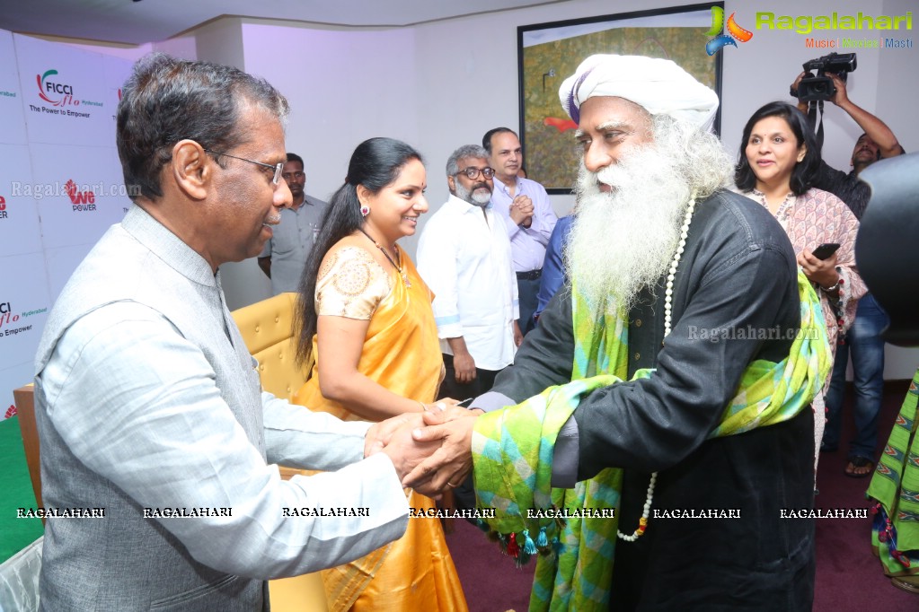 FICCI FLO Hyderabad Chapter Interactive Session with The Mystic Sadhguru, The Park