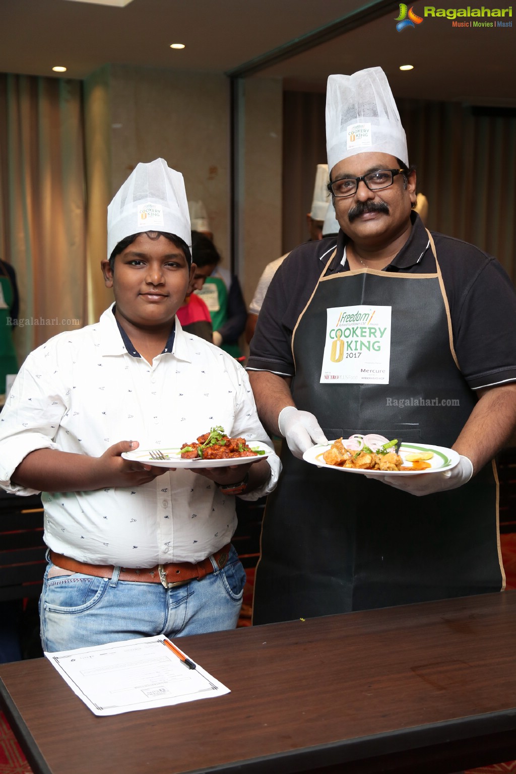 Freedom Cookery King Contest Hyderabad 2017 at Mercure Hyderabad KCP