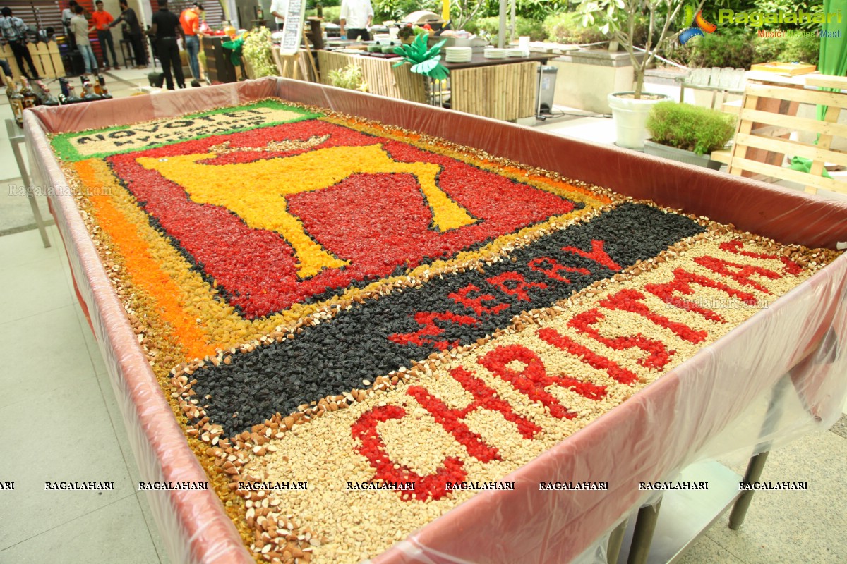 Grape Stomping and Cake Mixing Brunch 2017 at Novotel Hyderabad Airport