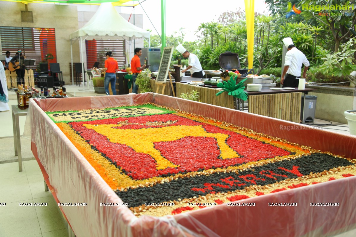 Grape Stomping and Cake Mixing Brunch 2017 at Novotel Hyderabad Airport