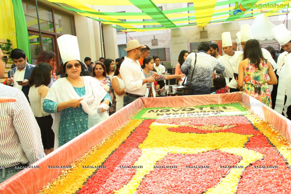 Grape Stomping and Cake Mixing Brunch 2017 at Novotel Hyderabad Airport