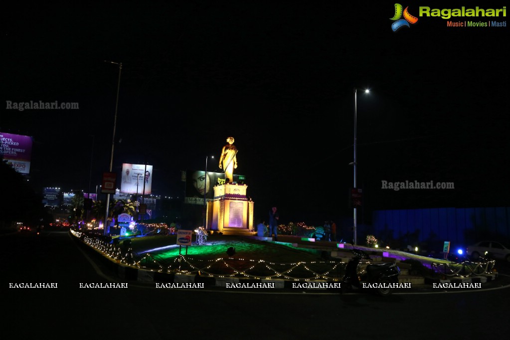 Government of Telangana Lighting Show at HITEX