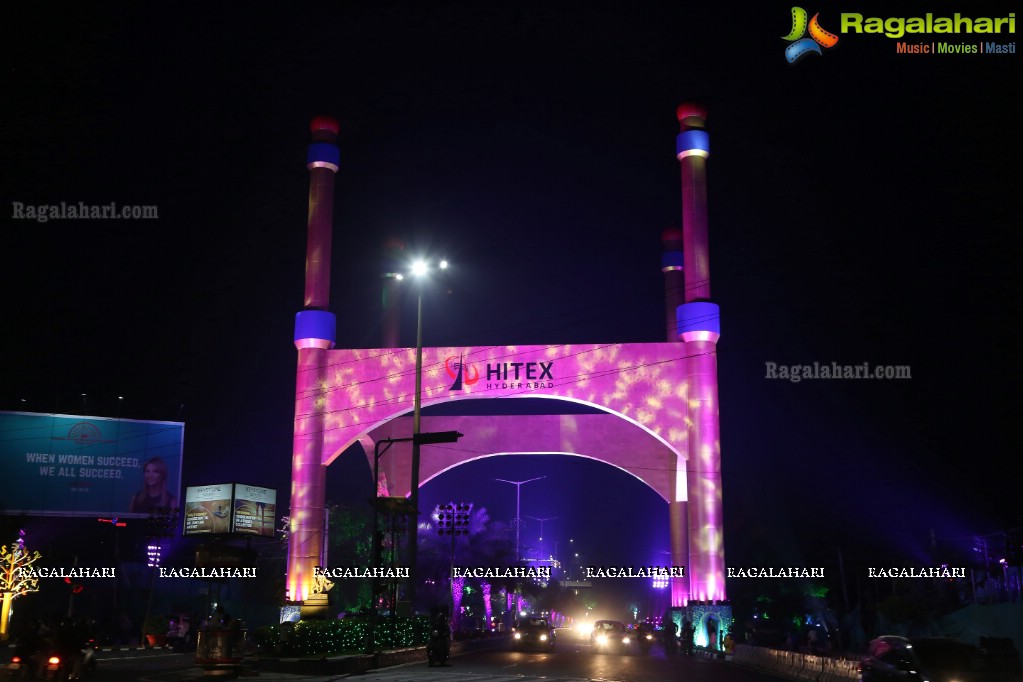 Government of Telangana Lighting Show at HITEX