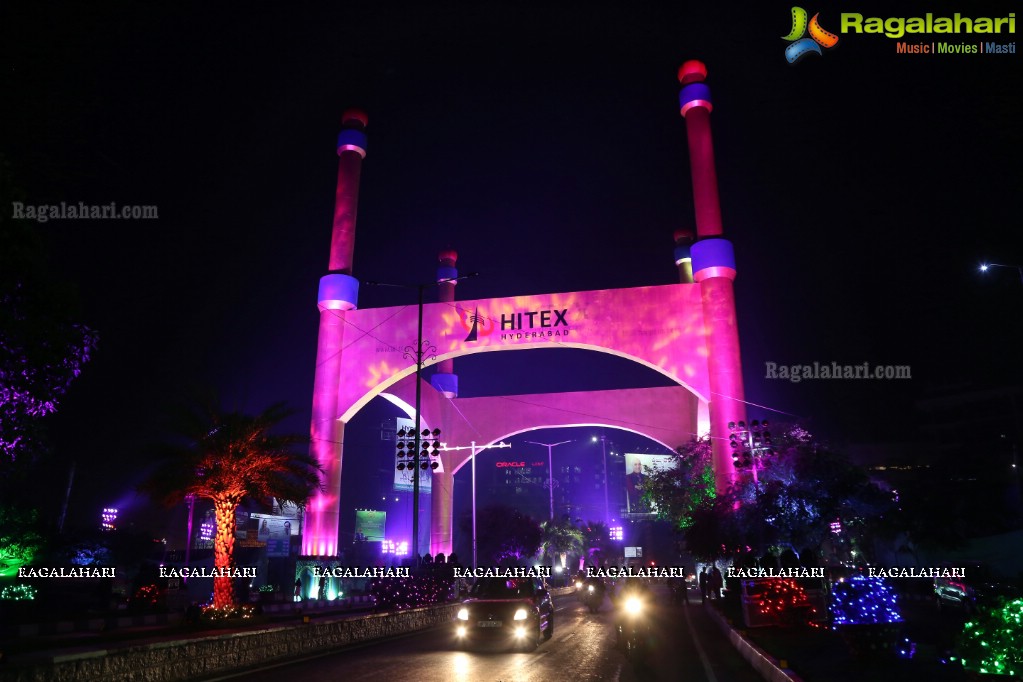 Government of Telangana Lighting Show at HITEX