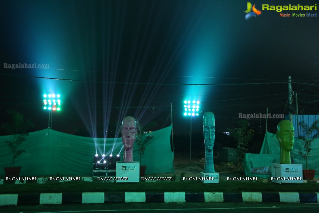 Government of Telangana Lighting Show at HITEX