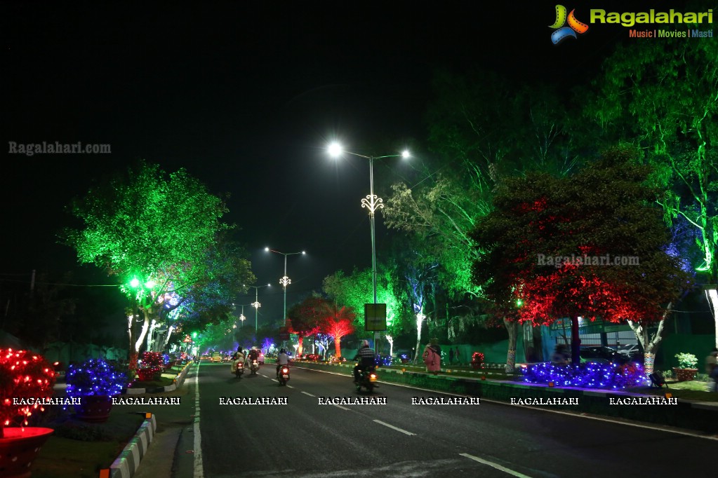 Government of Telangana Lighting Show at HITEX