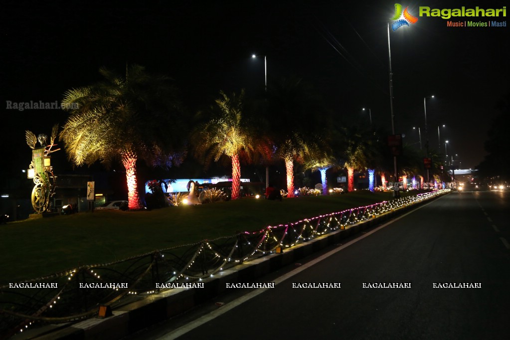 Government of Telangana Lighting Show at HITEX