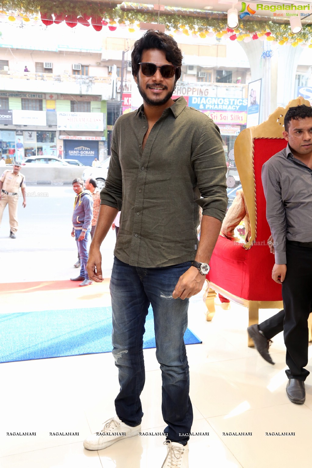 Jahanpanah store launch at Dilsukhnagar by Tollywood actor Sundeep Kishan