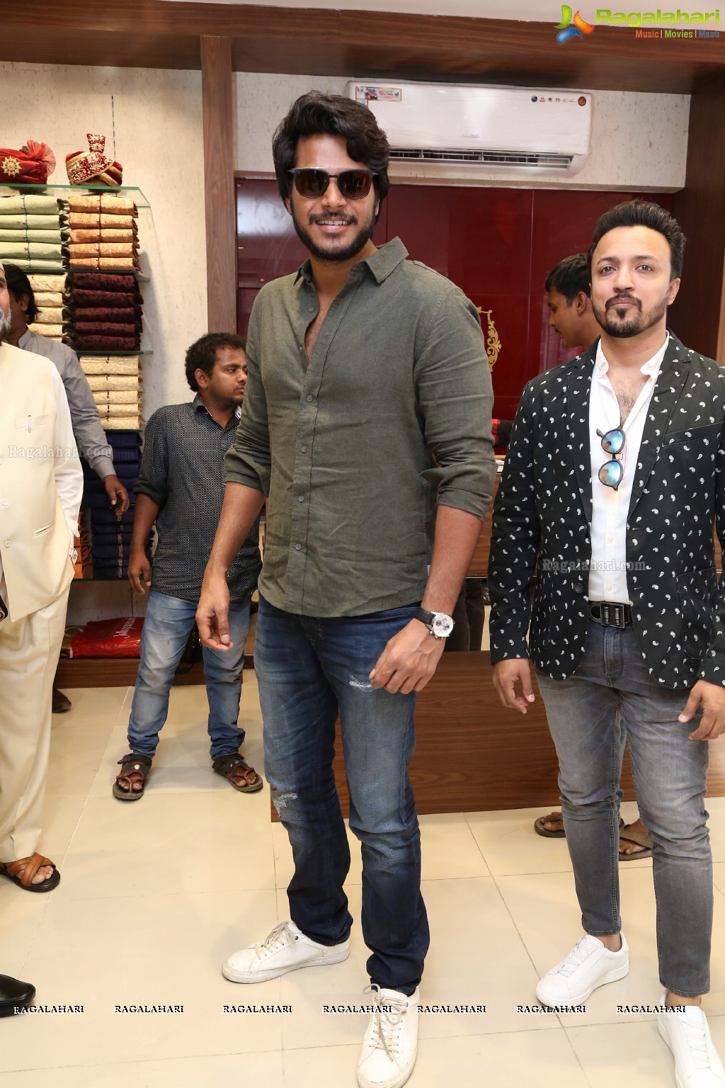 Jahanpanah store launch at Dilsukhnagar by Tollywood actor Sundeep Kishan