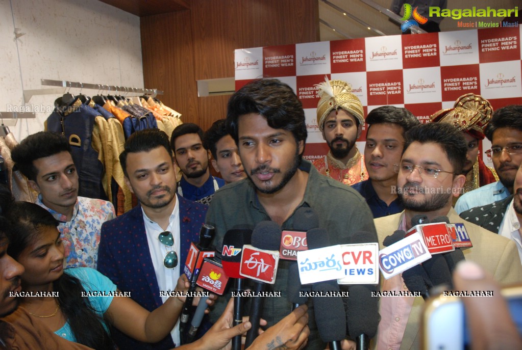 Jahanpanah store launch at Dilsukhnagar by Tollywood actor Sundeep Kishan