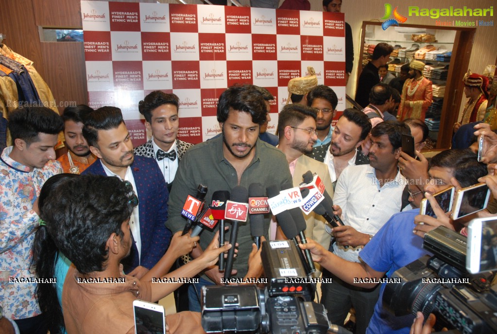 Jahanpanah store launch at Dilsukhnagar by Tollywood actor Sundeep Kishan