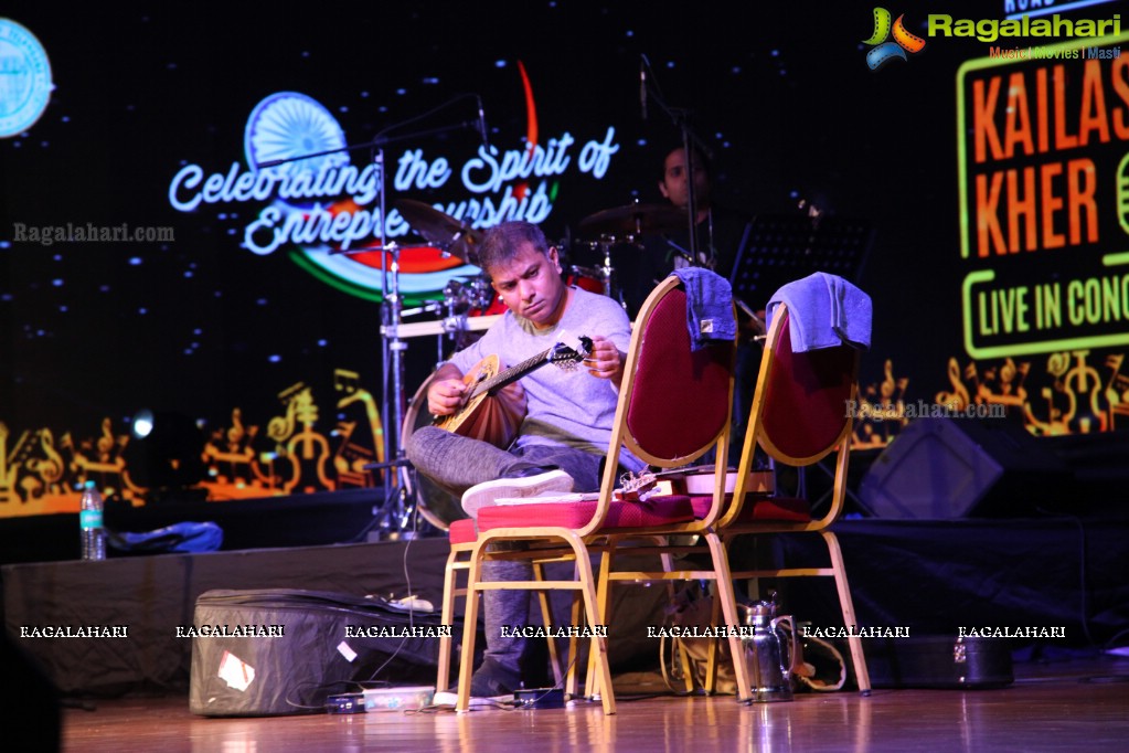 Music Concert by Kailash Kher at Shilpa Kala Vedika