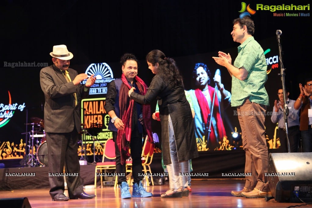 Music Concert by Kailash Kher at Shilpa Kala Vedika