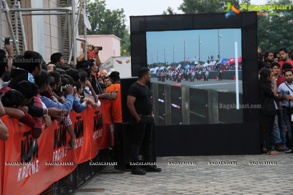 KTM Stunt Battle Hyderabad at HITEX Convention Center