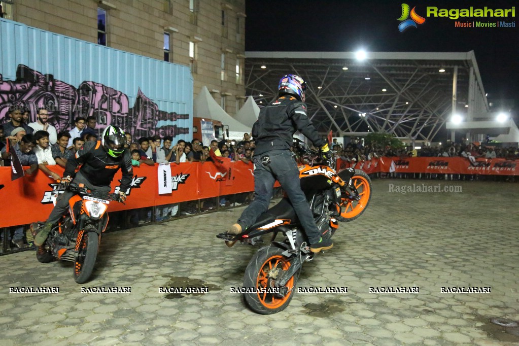 KTM Stunt Battle Hyderabad at HITEX Convention Center