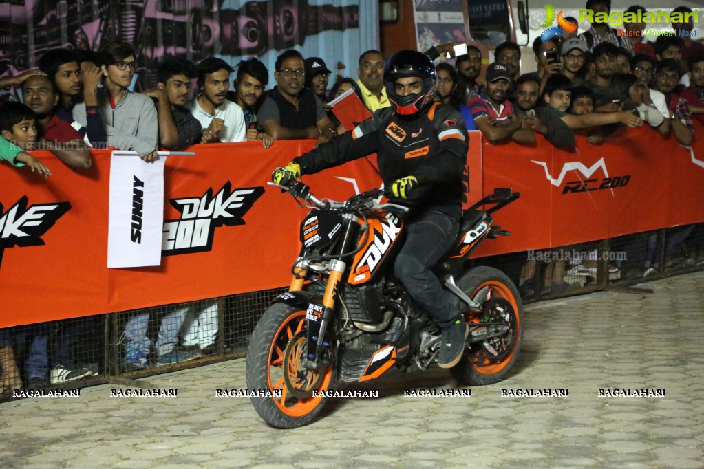 KTM Stunt Battle Hyderabad at HITEX Convention Center