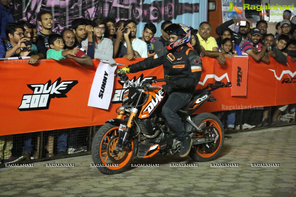 KTM Stunt Battle Hyderabad at HITEX Convention Center