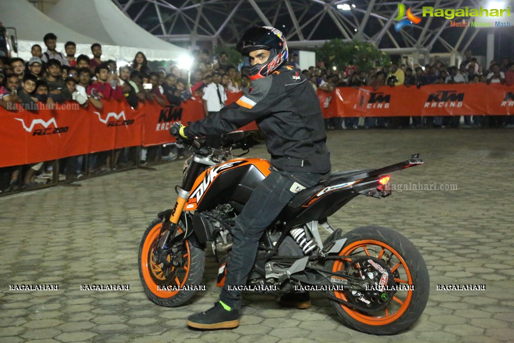 KTM Stunt Battle Hyderabad at HITEX Convention Center