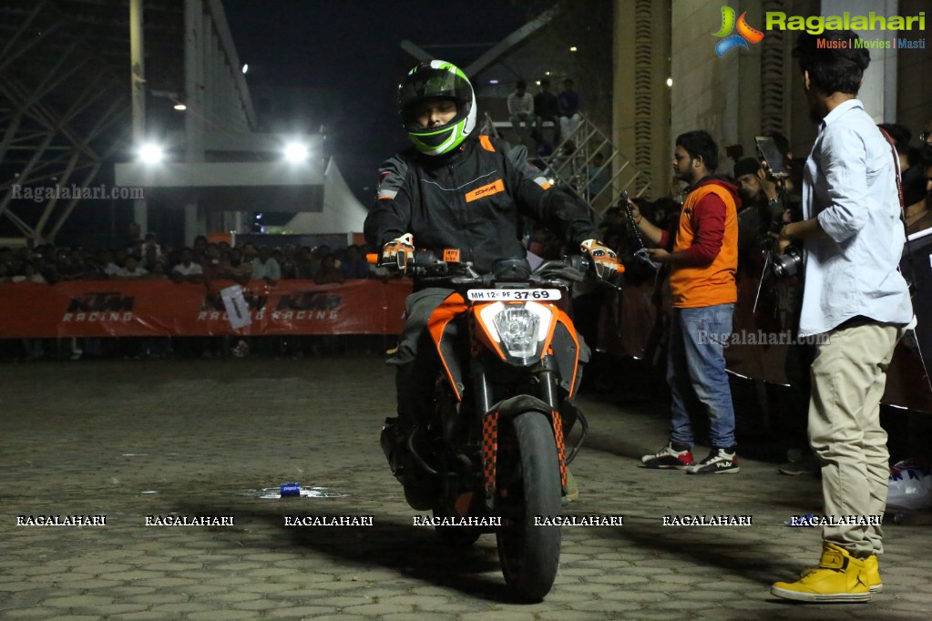 KTM Stunt Battle Hyderabad at HITEX Convention Center
