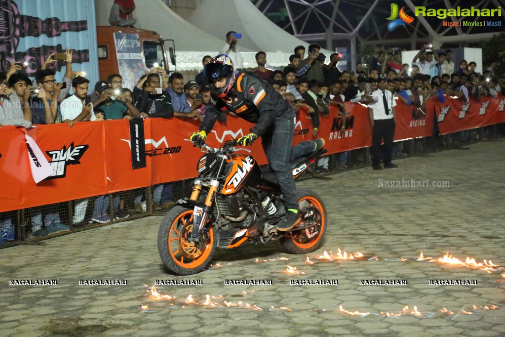 KTM Stunt Battle Hyderabad at HITEX Convention Center