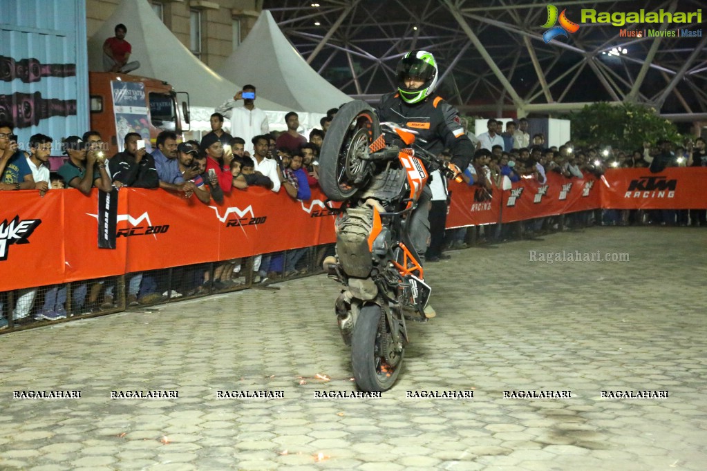 KTM Stunt Battle Hyderabad at HITEX Convention Center