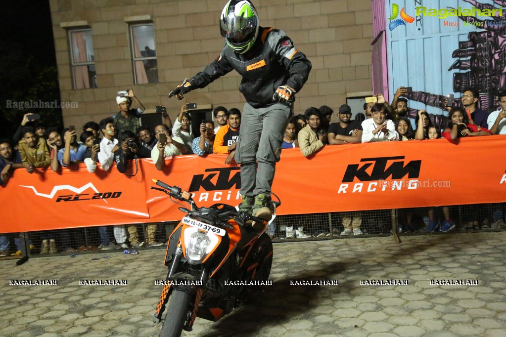 KTM Stunt Battle Hyderabad at HITEX Convention Center