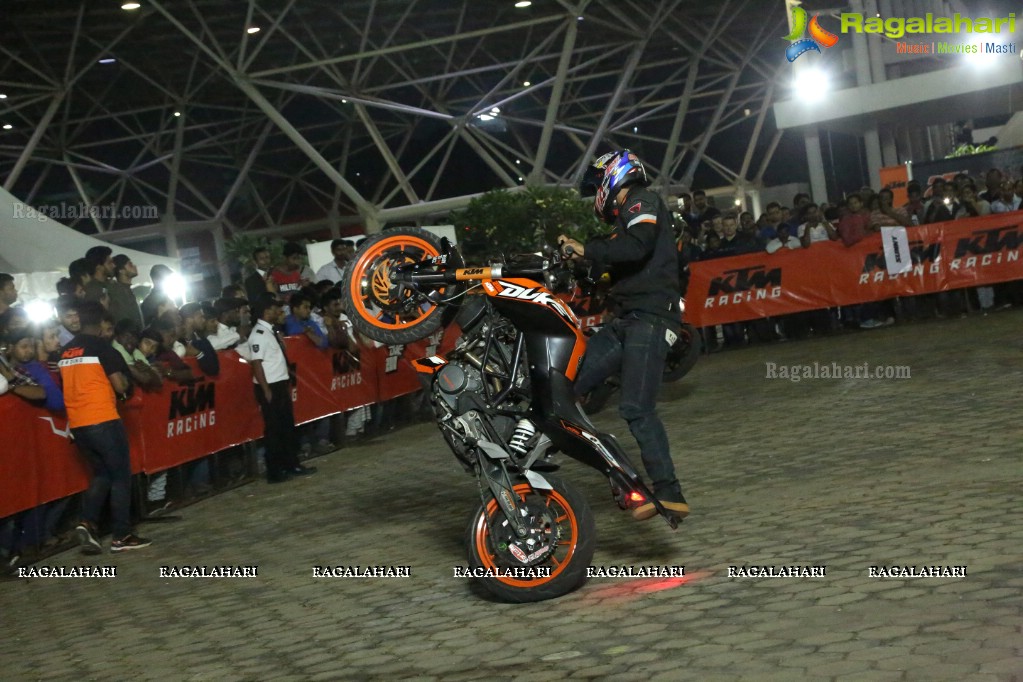 KTM Stunt Battle Hyderabad at HITEX Convention Center