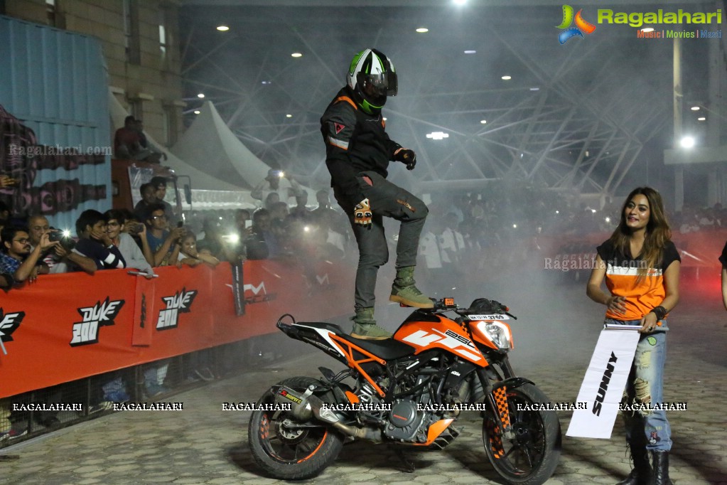 KTM Stunt Battle Hyderabad at HITEX Convention Center