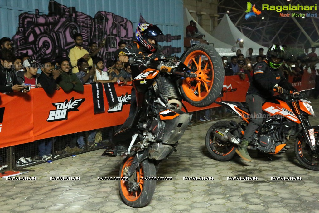 KTM Stunt Battle Hyderabad at HITEX Convention Center