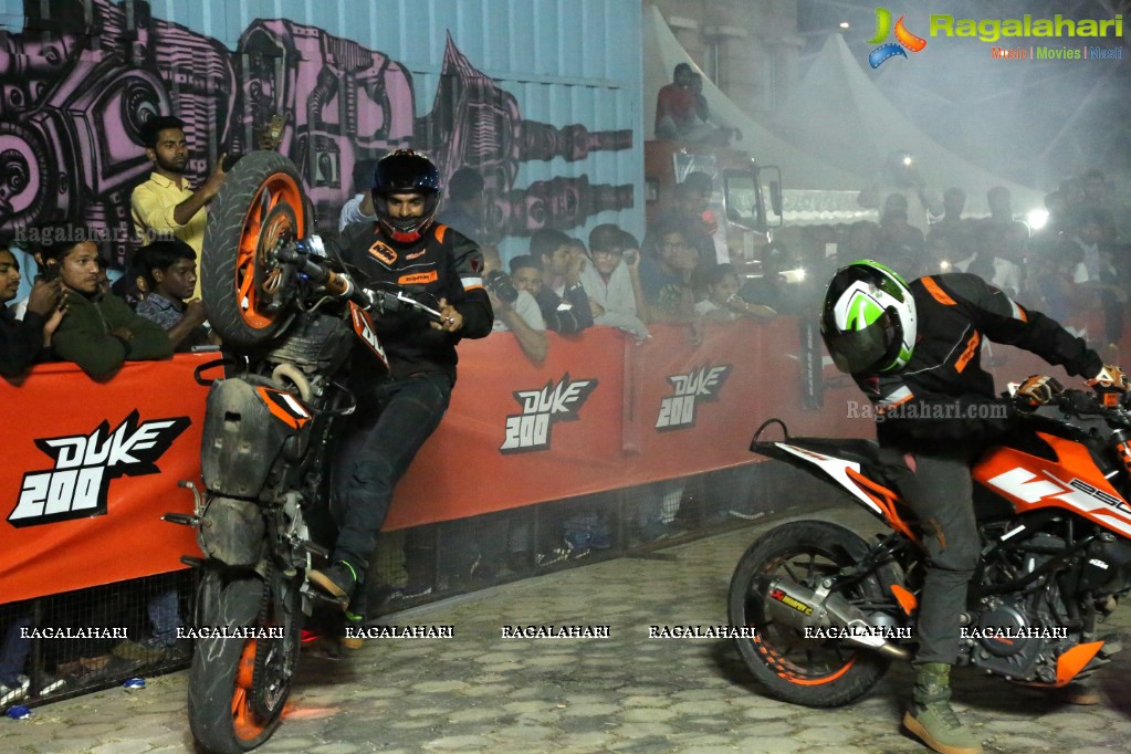 KTM Stunt Battle Hyderabad at HITEX Convention Center