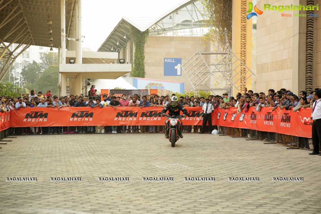 KTM Stunt Battle Hyderabad at HITEX Convention Center