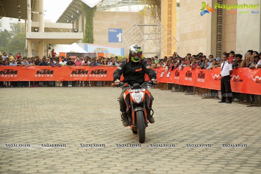 KTM Stunt Battle Hyderabad at HITEX Convention Center