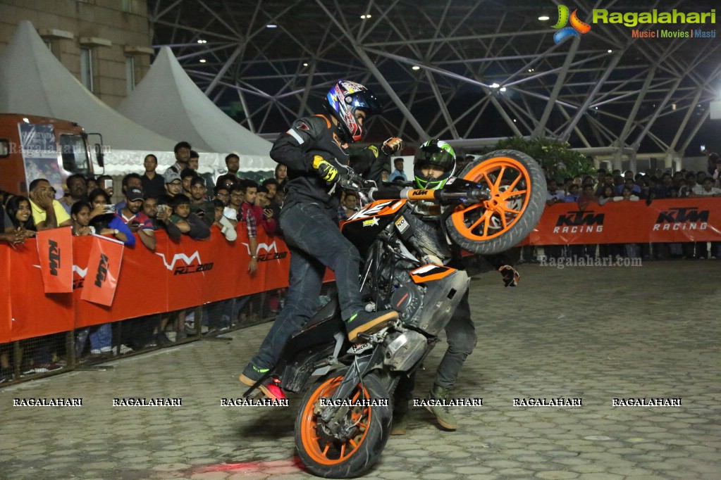 KTM Stunt Battle Hyderabad at HITEX Convention Center