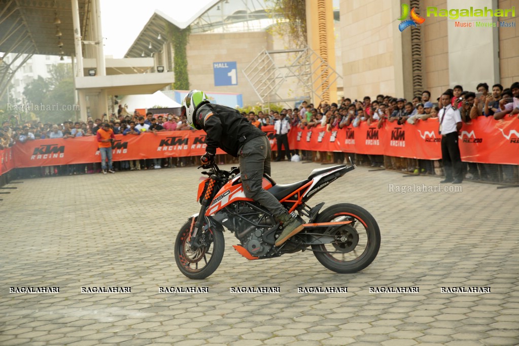 KTM Stunt Battle Hyderabad at HITEX Convention Center