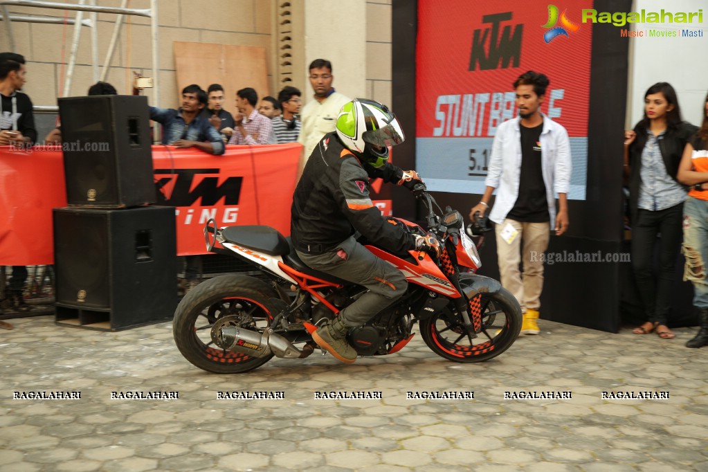 KTM Stunt Battle Hyderabad at HITEX Convention Center